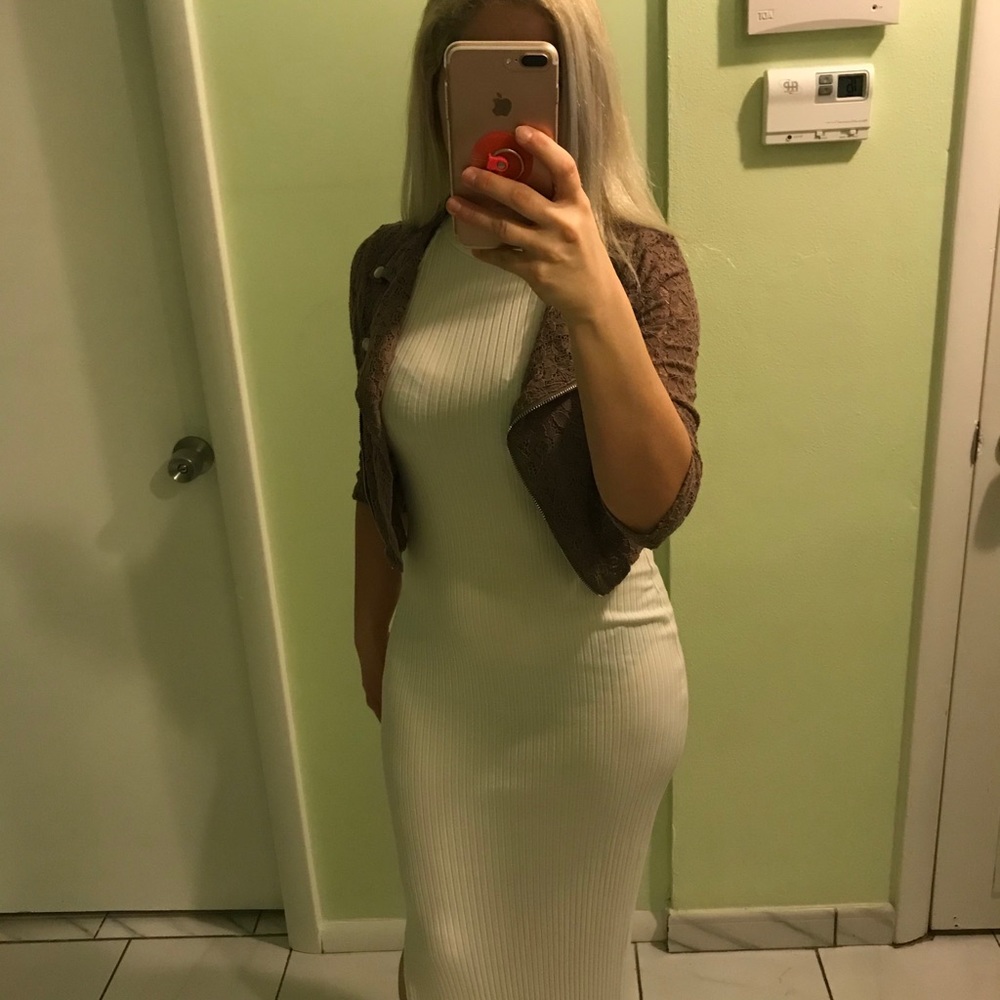 HEART & HIPS Outfit Maxi dress with jacket Cream - Picture 5 of 16